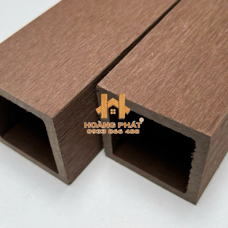 Thanh Lam Gỗ Nhựa Trang Trí 50 x 50 x 2400mm Coffee