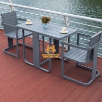 Bộ Bàn Ghế Composite Gấp Gọn Tiện Dụng HP940