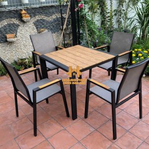 Bộ Bàn Ghế Composite Mini Ngoài Trời HP919