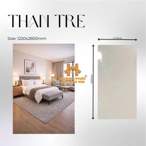 Tấm Ốp Than Tre Pet Bóng Đơn Sắc HP8004