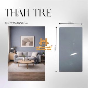 Tấm Ốp Than Tre Pet Bóng Đơn Sắc HP8007