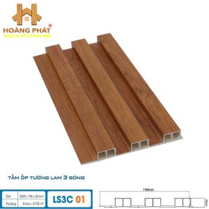 Lam 3 sóng hobi wood LS3C-01