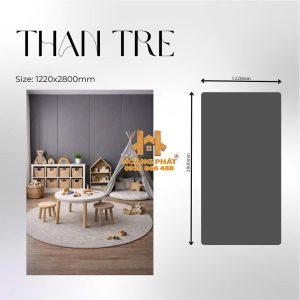 Tấm Ốp Than Tre Đơn Sắc Mịn HP805F