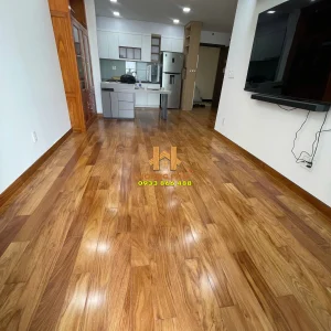 Hoàn thiện công trình sàn gỗ Gõ Đỏ Nam Phi 15 x 120 x 900mm