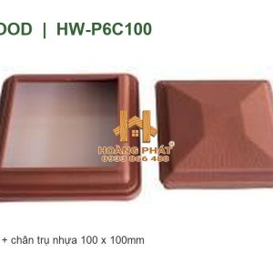 Bộ Nắp Và Chân Trụ Nhựa Hwood HW-P6C100 – tổng hợp mẫu
