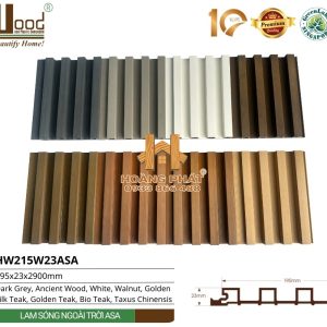 Tấm Ốp Tường Ngoài Trời ASA Hwood HW215W23ASA – tổng hợp mẫu
