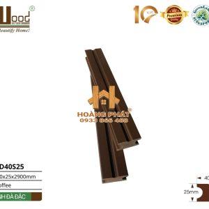 Thanh Đà Đặc Gỗ Nhựa Hwood TD40S25 – tổng hợp mẫu