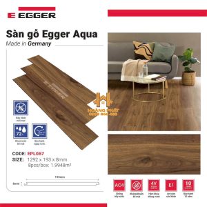 Sàn Gỗ Egger Aqua Đức 8mm EPL067