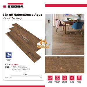 Sàn Gỗ Egger NatureSense Aqua 8mm EL2103