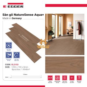 Sàn Gỗ Egger NatureSense Aqua Plus 8mm EL2153