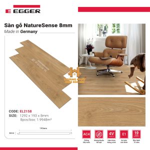 Sàn Gỗ Egger NatureSense Classic 8mm EL2158