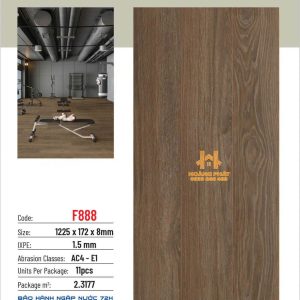 Sàn Gỗ Fortune Aqua 8mm F888