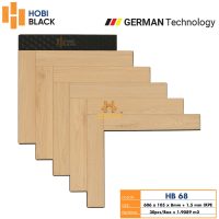 Sàn Gỗ Hobi Black 8mm Đế Cao Su Xương Cá HB68
