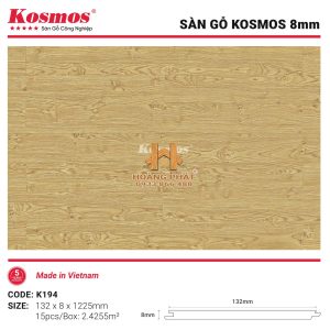 Sàn Gỗ Kosmos Bản Nhỏ K194