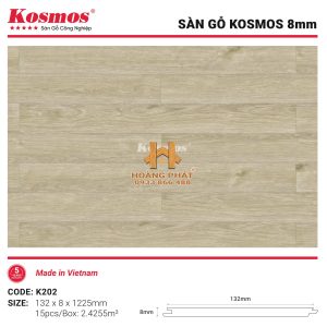 Sàn Gỗ Kosmos Bản Nhỏ K202