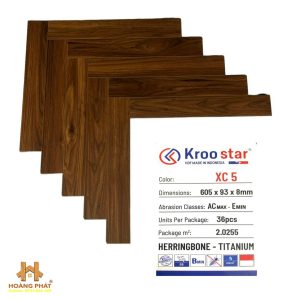 Sàn gỗ Kroostar Xương Cá XC5