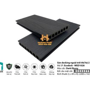 Sàn Gỗ Ngoài Trời 2 Lớp 3D Inovar Cao Cấp WED1028