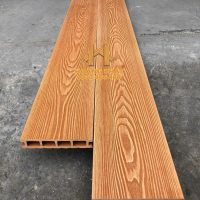 [NEW 2026] Sàn Gỗ Nhựa Ngoài Trời Lỗ Vuông 3D Teak