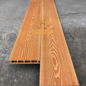 [NEW 2026] Sàn Gỗ Nhựa Ngoài Trời Lỗ Vuông 3D Teak