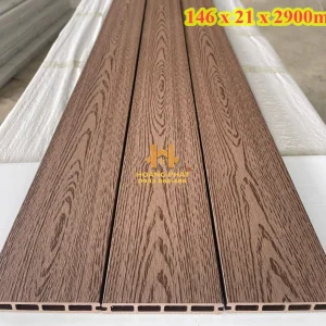 Sàn Gỗ Nhựa Ngoài Trời 2D Màu Coffee 146 x 21 x 2900mm