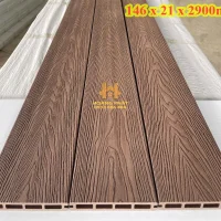 Sàn Gỗ Nhựa Ngoài Trời 3D Màu Coffee