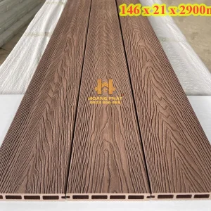 Sàn Gỗ Nhựa Ngoài Trời 3D Màu Coffee