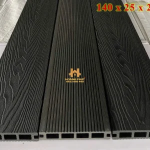 Sàn Gỗ Nhựa Ngoài Trời 3D - Màu Xám Đậm