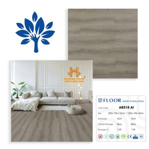 Sàn Gỗ UFloor 8mm/12mm AB318 AI
