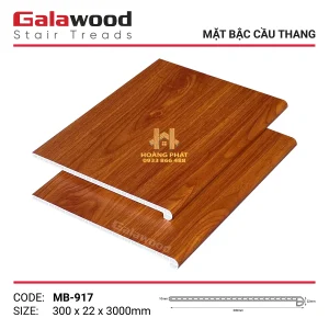 Sàn Nhựa Mặt Bậc Cầu Thang Galawood MB-917