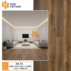 sàn nhựa hobi việt nam đế cao su hs72