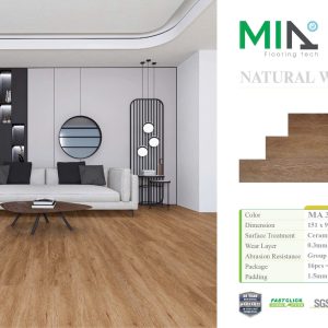 Sàn Nhựa Hèm Khóa MIA MA3703 5.7mm Đế Cao Su