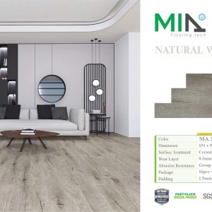 Sàn Nhựa Hèm Khóa MIA MA3705 5.7mm Đế Cao Su