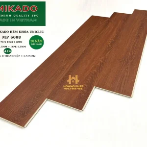 Sàn Nhựa Hèm Khóa Mikado 8mm MP 6008