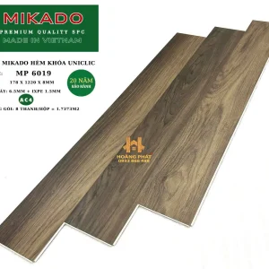 Sàn Nhựa Hèm Khóa Mikado 8mm MP 6019