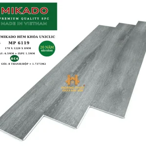 Sàn Nhựa Hèm Khóa Mikado 8mm MP 6119