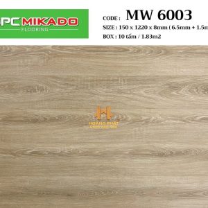 Sàn Nhựa Hèm Khóa Mikado 8mm MW 6003
