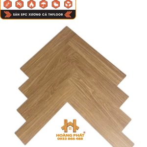 Sàn Nhựa Hèm Khóa Đế Cao Su TH Floor Xương Cá 5mm TH-XC 503