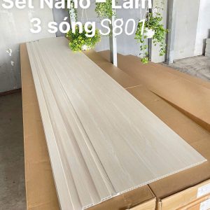 Set Nano & Tấm Ốp Lam 3 Sóng Thấp S801