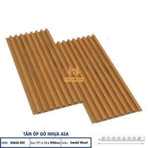 Tấm Ốp Gỗ Nhựa Hobiwood Phủ Asa 8S002
