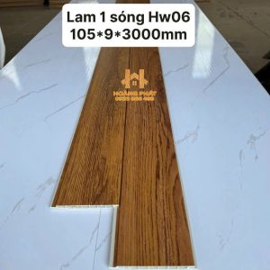 [New 2025] Tấm Ốp Lam 1 Sóng Ốp Trần Trong Nhà HW06