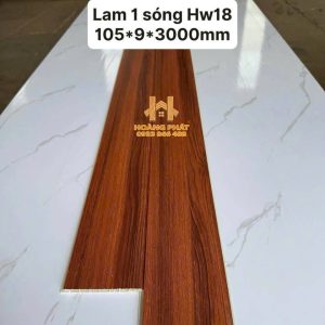 [New 2025] Tấm Ốp Lam 1 Sóng Ốp Trần Trong Nhà HW18