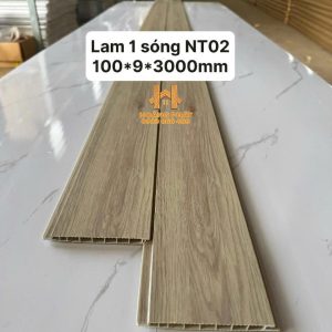 [New 2025] Tấm Ốp Lam 1 Sóng Ốp Trần Trong Nhà NT02