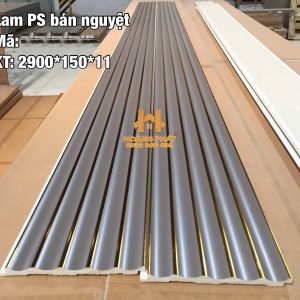 [NEW 2026] Tấm Ốp Lam Sóng Bán Nguyệt Sọc Vàng