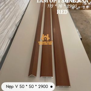 Tấm Ốp Lam 1 Sóng Gỗ Nhựa Asa - Red