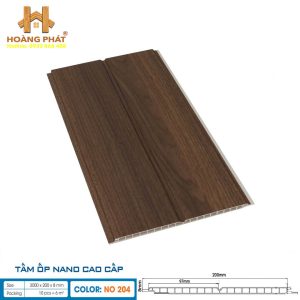 Tấm Ốp Nano Hobi Wood Cao Cấp NO-204