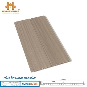 Tấm Ốp Nano Hobi Wood Cao Cấp NO-206