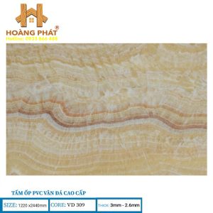 Tấm Nhựa PVC Vân Đá Hobi Wood VD309