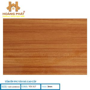 Tấm Nhựa PVC Vân Đá Hobi Wood VD317