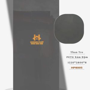 Tấm Ốp Than Tre Pet Bóng Đơn Sắc HP8005