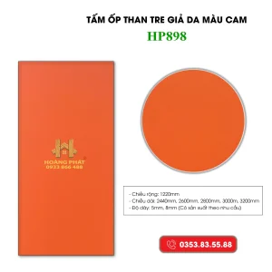 Tấm Ốp Than Tre Vân Giả Da Xanh HP898
